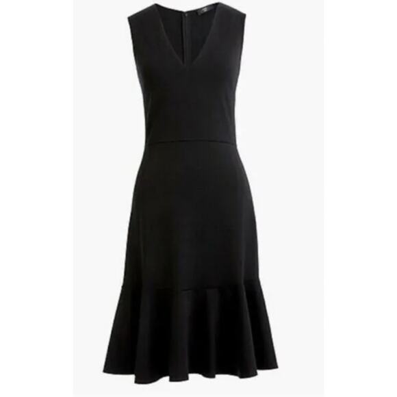 New J. Crew 365 Women's 10 Black Ponte Sheath Dress Office Work Date Night NWT - Picture 1 of 13